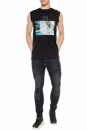 Jeansy z przetarciami, zdjęcie 2 Jeansy z przetarciami od Philipp Plein